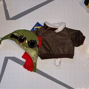 Build a Bear Snoopy Flying Ace Set. New with Tags